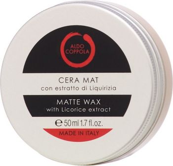 Матирующий воск для волос с экстрактом лакрицы Matte Wax, 50ml - Aldo Coppola