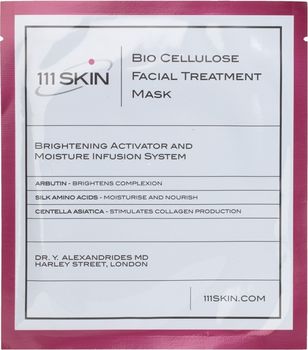 Биоцеллюлозная маска для лица Bio Cellulose Treatment Mask, 5шт - 111 Skin