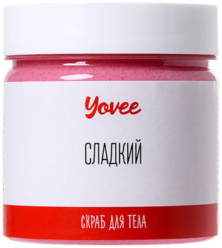 Скраб клубничный йогурт Yovee by Toyfa
