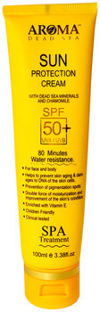 Солнцезащитный крем SPF-50 Aroma Dead Sea