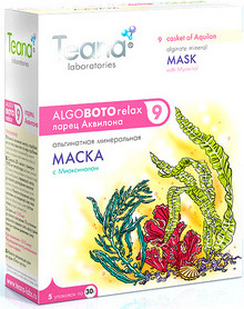 Альгинатная минеральная маска "Ларец Аквилона" с миоксинолом, 30 г*5 шт. (Teana)