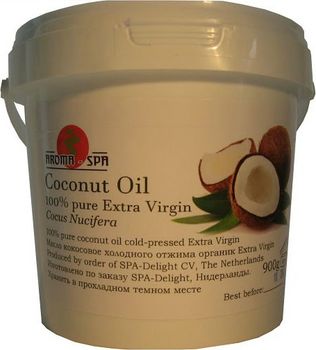 Кокосовое масло Extra Virgin, 900 г (Aroma-SPA)