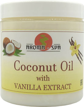 Кокосовое масло с ванилью для тела, 250 г (Aroma-SPA)