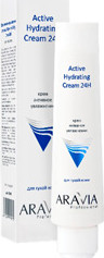 Крем активное увлажнение "Active Hydrating Cream 24h" для лица, 100 мл (Aravia Professional)