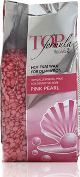 Воск горячий пленочный Pink Pearl (Розовый жемчуг), гранулы, 750 г (Italwax)