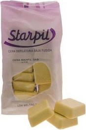 Воск "Хлопковый Extra" горячий, 1000 г (Starpil)