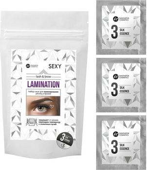 Набор саше с составом #3 SILK ESSENCE "SEXY LAMINATION" для ламинирования ресниц и бровей, 1 шт. (Innovator Cosmetics)
