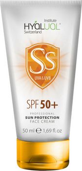 Солнцезащитный крем для лица SPF-50+, 50 мл (Hyalual)