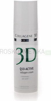 Коллагеновый крем-эксперт с коэнзимом Q10 и витамином Е для устранения сухости кожи, 30 мл (Medical Collagene 3D)