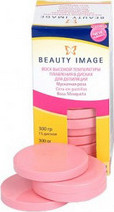 Воск горячий "Роза" в дисках, 1000 г (Beauty Image)