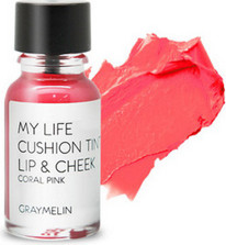 Тинт для губ и щек, coral pink, 14 г (Graymelin)