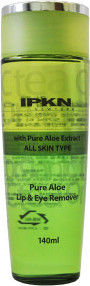 Двухфазная жидкость с экстрактом алоэ для снятия макияжа с губ и глаз, 140 мл (IPKN)