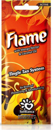 Крем "Flame" с нектаром манго и Tingle эффектом для загара в солярии, 15 мл (SolBianka)