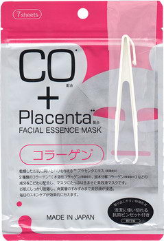 Маска "Pure Essential" с плацентой и коллагеном, 7 шт (Japan Gals)