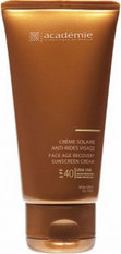 Крем солнцезащитный регенерирующий для лица, SPF 40, 50 мл (Academie)