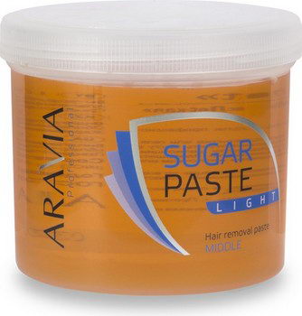 Сахарная паста "Легкая" средней консистенции для депиляции, 750 г (Aravia Professional)
