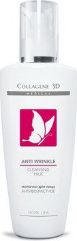 Косметическое антивозрастное молочко "Anti Wrinkle" для лица, 250 мл (Medical Collagene 3D)