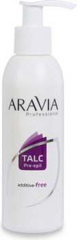 Натуральный тальк для подготовки кожи к эпиляции, 100 г (Aravia Professional)