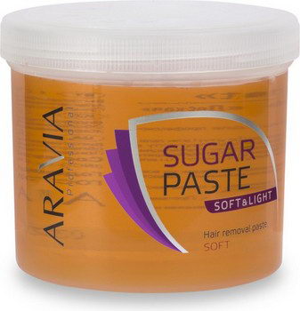 Сахарная паста "Мягкая и легкая" мягкой консистенции для депиляции, 750 г (Aravia Professional)