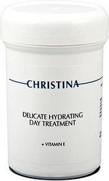 Деликатный увлажняющий дневной лечебный крем с витамином Е, 250 мл (Christina)