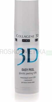 Легкий гликолевый пилинг с хитозаном (10 %, р Н 2,8), 30 мл (Medical Collagene 3D)