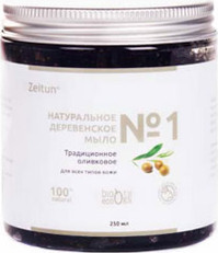 Деревенское мыло and #8470; 1 "Традиционное оливковое" для всех типов кожи, 250 мл (Зейтун)