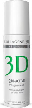 Коллагеновый крем-эксперт с коэнзимом Q10 и витамином Е для устранения сухости кожи, 150 мл (Medical Collagene 3D)