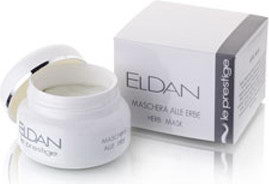 Травяная маска "Le Prestige" для жирной кожи лица, 100 мл (Eldan)