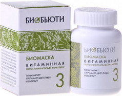 Биомаска для лица "Биобьюти" and #8470; 3, витаминная, 50 г (Биобьюти)