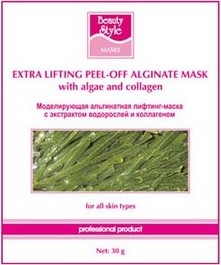 Моделирующая альгинатная лифтинг-маска с экстрактом водорослей и коллагеном, 30 г (Beauty Style)