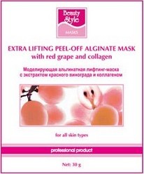 Моделирующая альгинатная лифтинг-маска с экстрактом красного винограда и коллагеном, 30 г (Beauty Style)