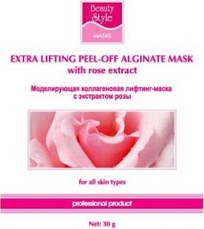 Моделирующая коллагеновая лифтинг-маска с экстрактом розы, 30 г (Beauty Style)