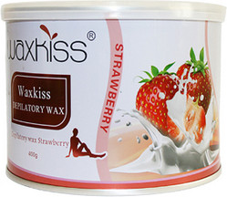 Теплый воск "Клубничный" в банке, 400 г (Waxkiss)