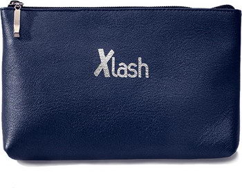 cиняя косметичка с логотипом Xlash - Almea