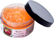 Скраб для тела клубника (body polisher strawberry) амрита