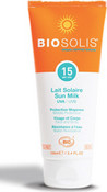 Солнцезащитное молочко для всей семьи spf 15 biosolis