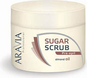 Скраб сахарный для тела (против вросших волос) aravia professional