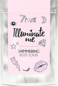 Мерцающий кофейный скраб для тела rose girl 7 days illuminate me