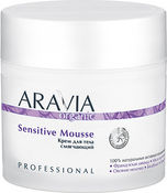 Крем для тела смягчающий sensitive mousse organic aravia