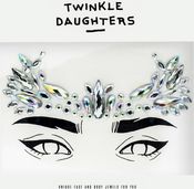 Патч для лица «корона» с кристаллами мультиколор - Twinkle Daughters