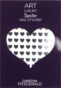 Арт-стикеры для ногтей Art Luxury Signature Nail Sticker «Black Heart», 96 шт. - Christina Fitzgerald