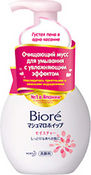 Очищающий мусс для умывания с BIORE