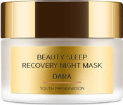 Ночная восстанавливающая маска для лица "DARA Beauty Sleep" с экстрактом шелкового дерева против усталости и первых признаков старения, 50 мл (Зейтун)