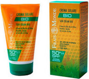 Крем "BIO" SPF-50 с органическими маслами оливы, авокадо, жожоба и экстрактом алое для загара, 150 мл (Frais Monde)