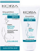 Гель для тела "Антицеллюлит Detox", 150 мл (Кора)