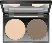 Пудра компактная для контуринга, 07 светлый кофе, 2×3 г (Make Up Factory)