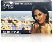 Мыло на основе серы и соли Мертвого моря, 125 г (Sea of Spa)