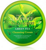 Крем очищающий с экстрактом зеленого чая для лица, 300 г (Deoproce)