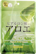 Курс натуральных масок с экстрактом алоэ для лица, 7 шт. (Japan Gals)