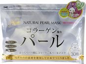 Курс натуральных масок с экстрактом жемчуга для лица, 30 шт. (Japan Gals)